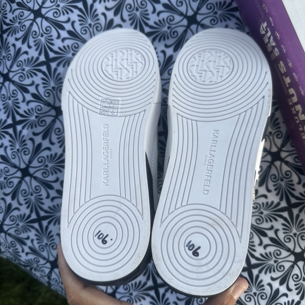 Karl Lagerfeld Paris Women's Mavise Pins‎ Everyday Sneaker US 5.5 - Picture 8 of 8